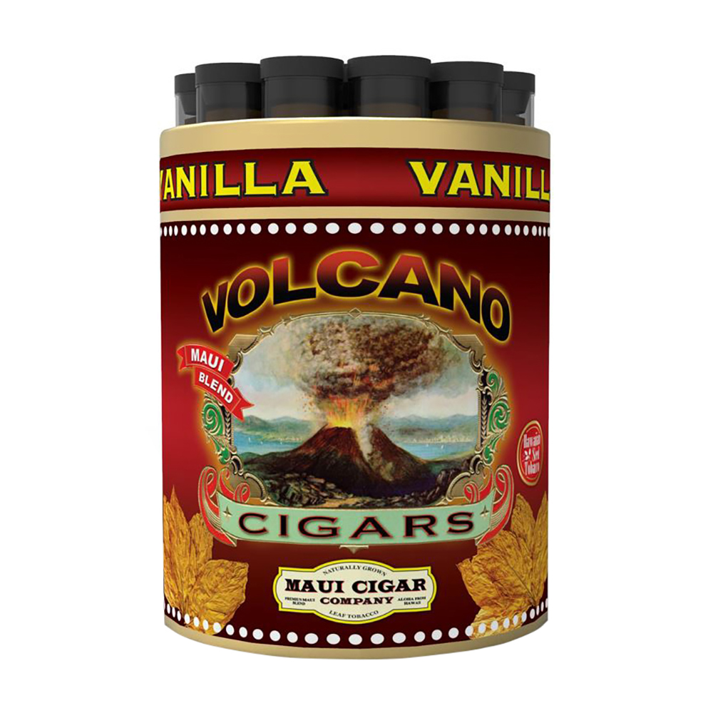 Volcano Flavored Cigars Vanilla Mac Nut TUB OF 15