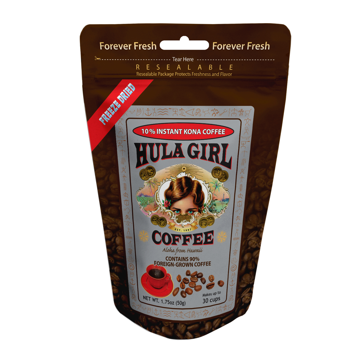 10% Kona Freeze Dried