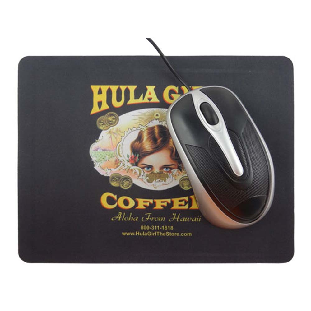 HULA GIRL COFFEE MOUSE PAD 3 FOR $10.00