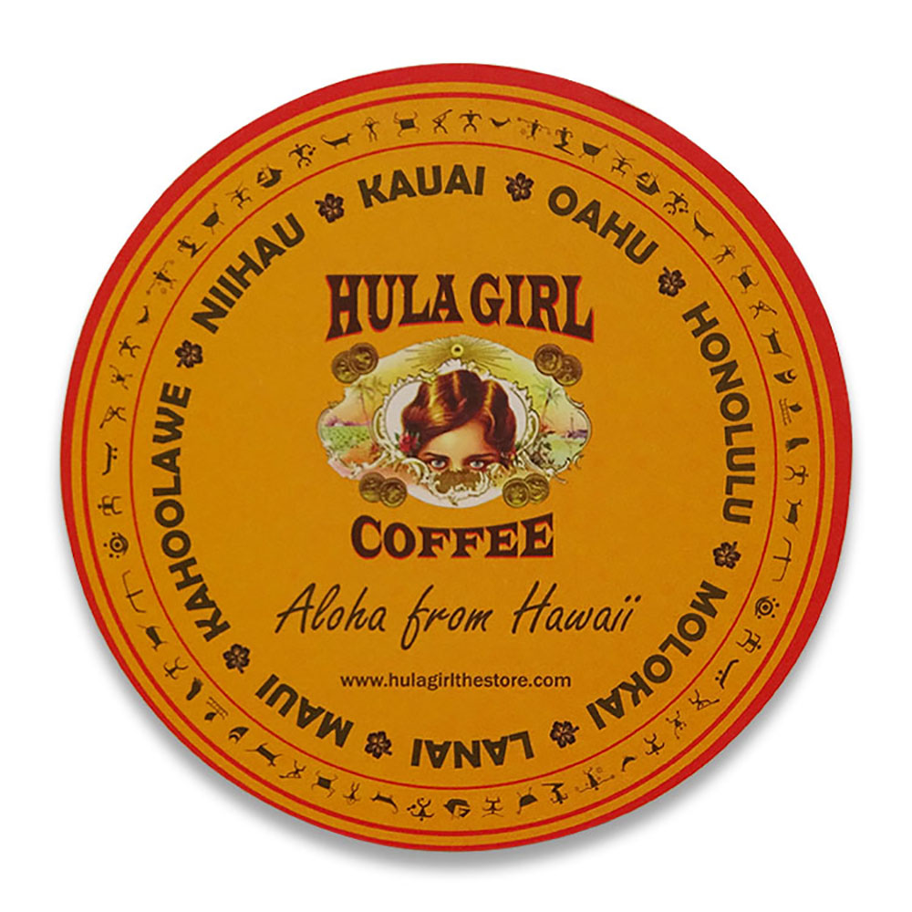 HULA GIRL COASTER