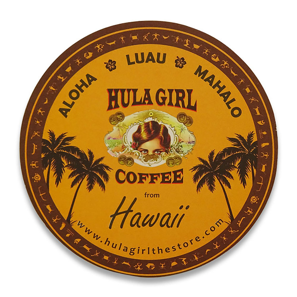 HULA GIRL COASTER