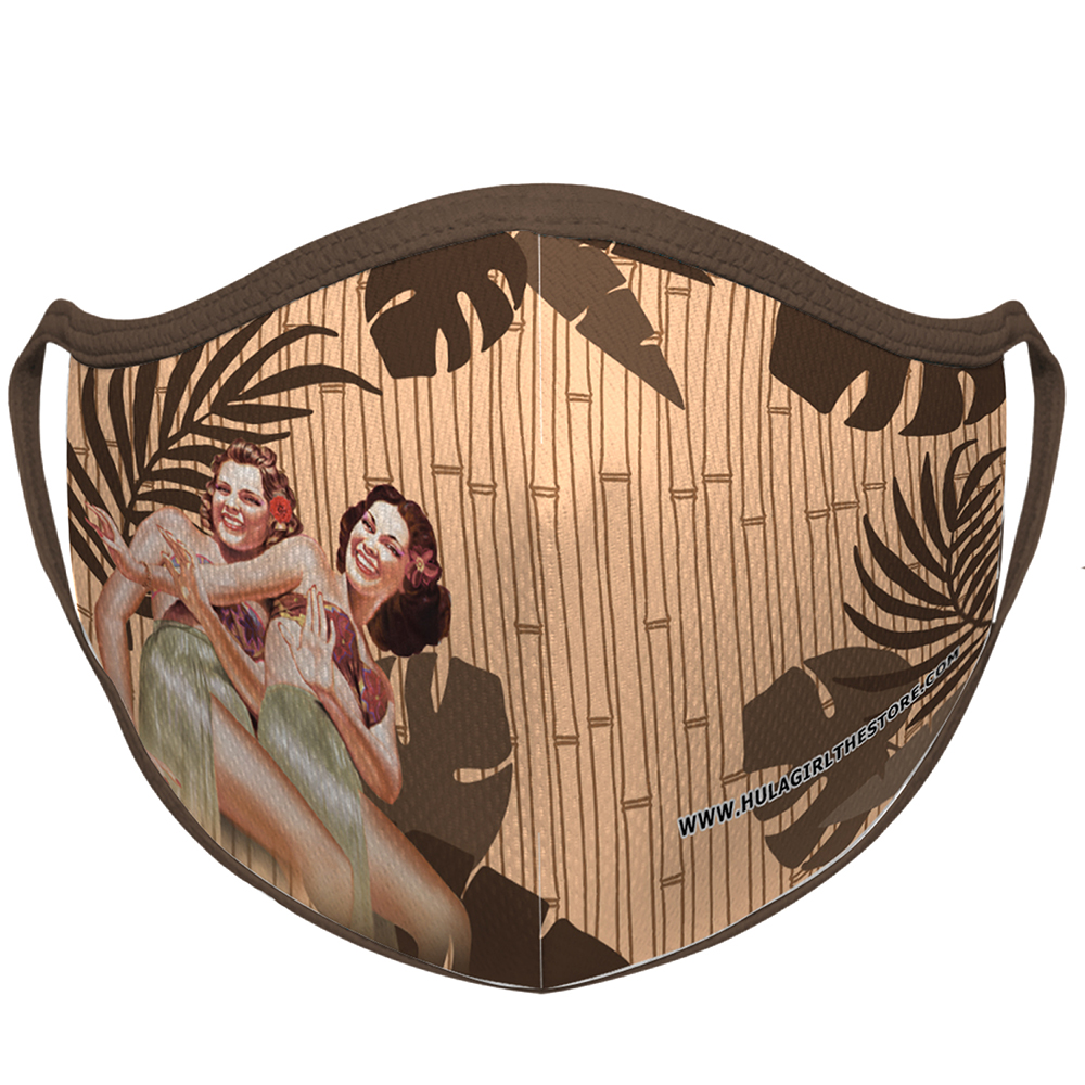 HULA GIRL FACE MASK 