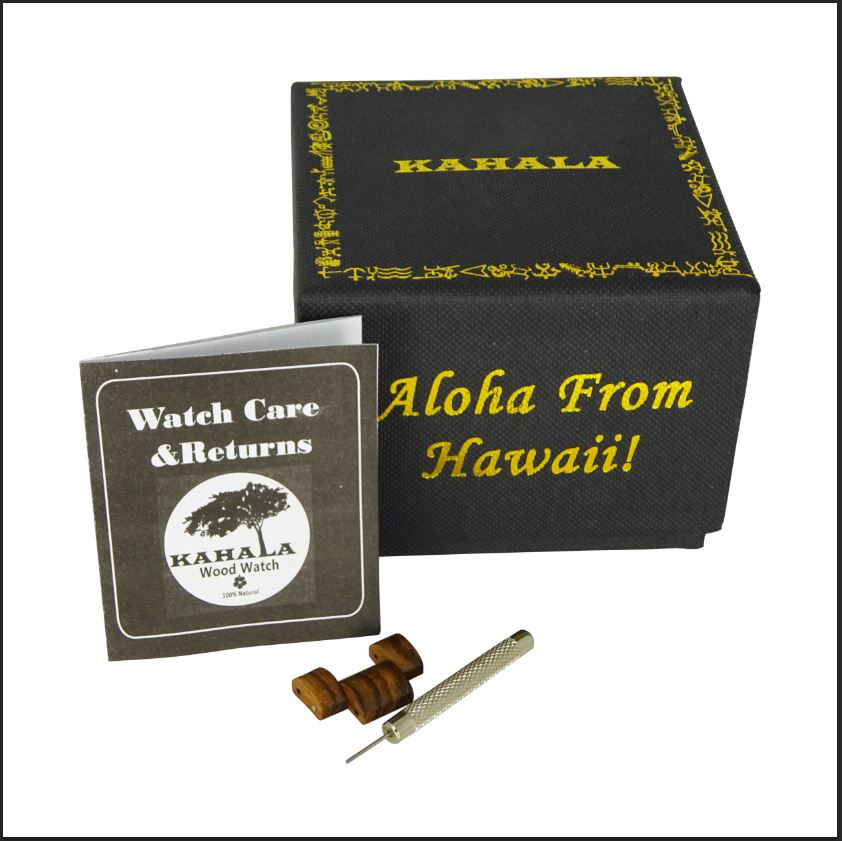 ASIAN KOA WOOD AND ASIAN MANGO WOOD WATCH #11A-BLF