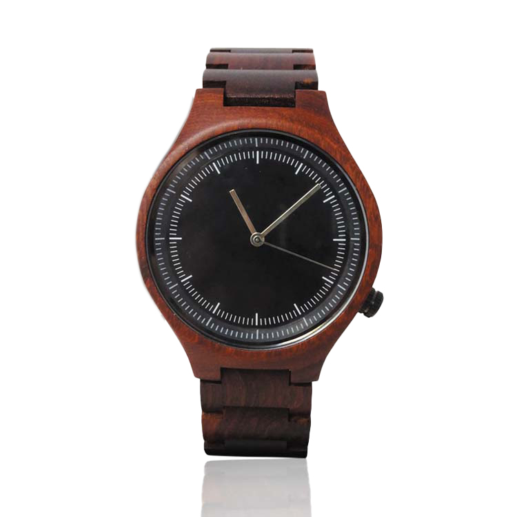 WOODEN WATCH MADE WITH NATURAL RED SANDALWOOD - KAHALA #28