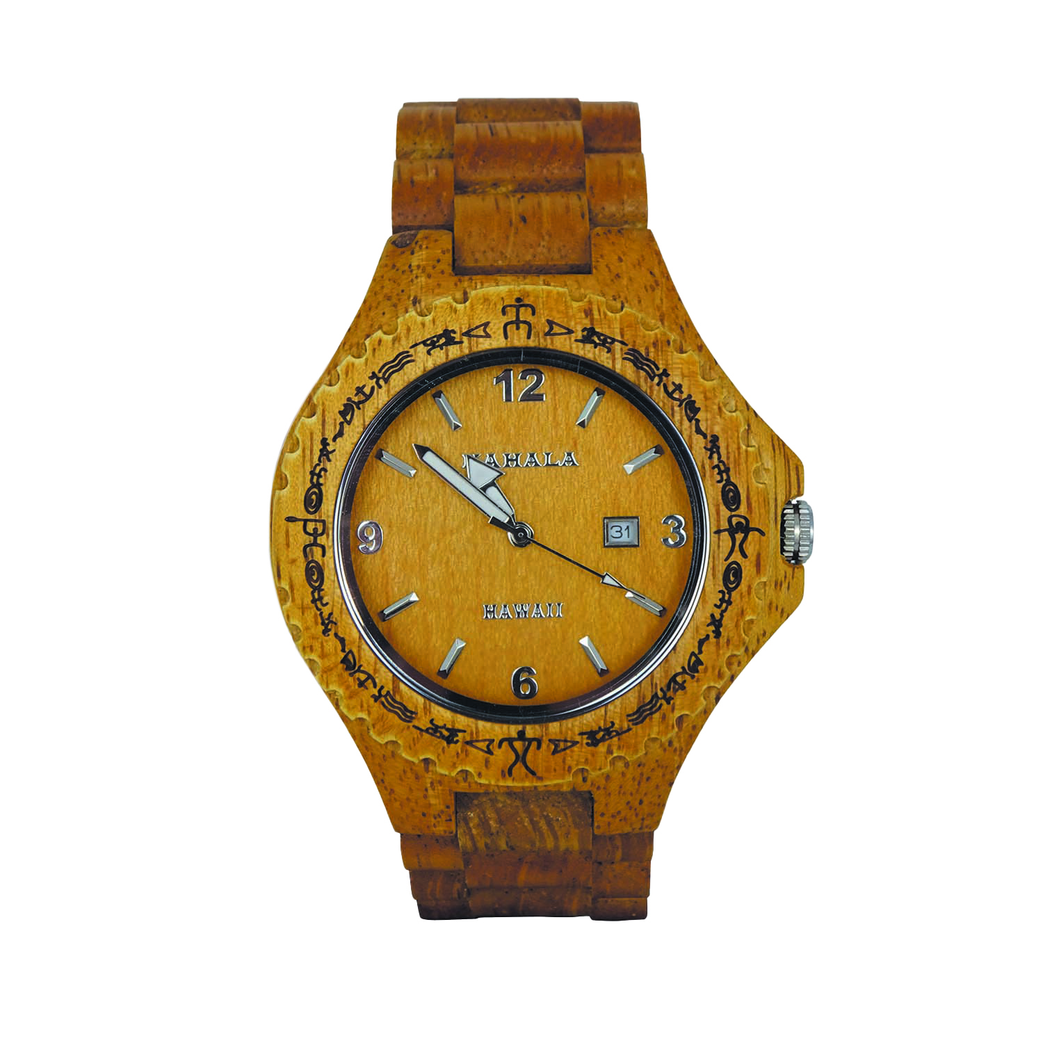 HANDMADE WOODEN WATCH MADE WITH ACACIA & MANGO WOOD - KAHALA #1M