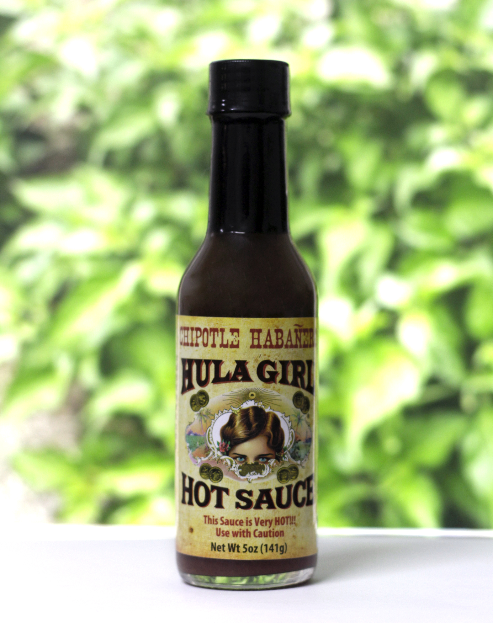 HULA GIRL CHIPOTLE HABAÑERO HOT SAUCE