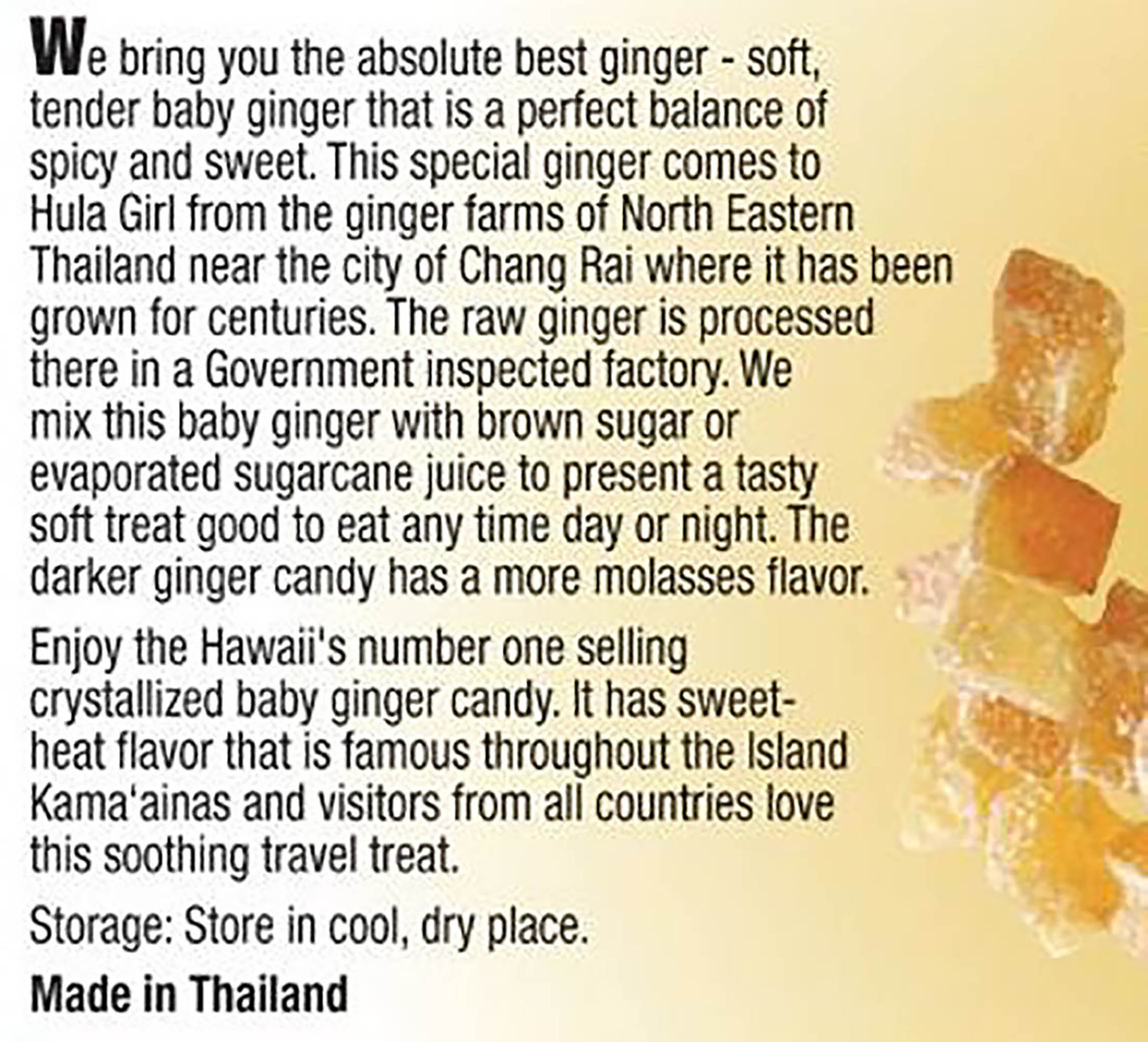 HulaGirl Ginger Candy Cube