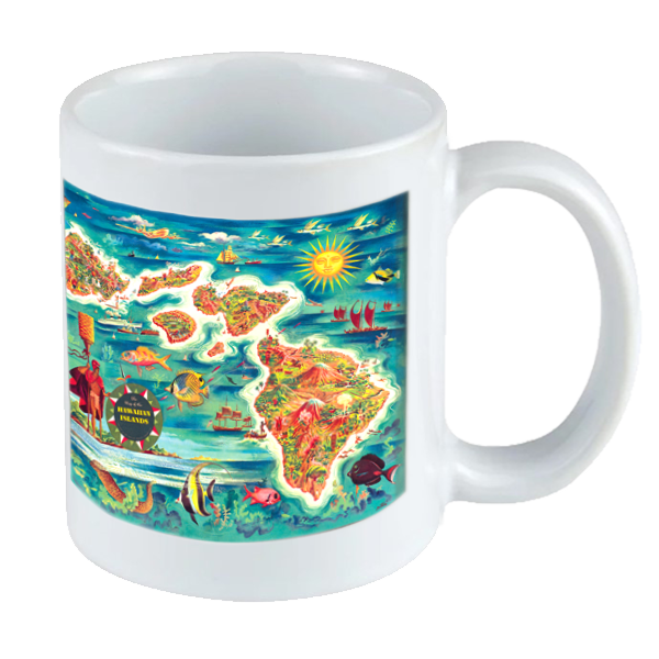 Hula Girl White Mug