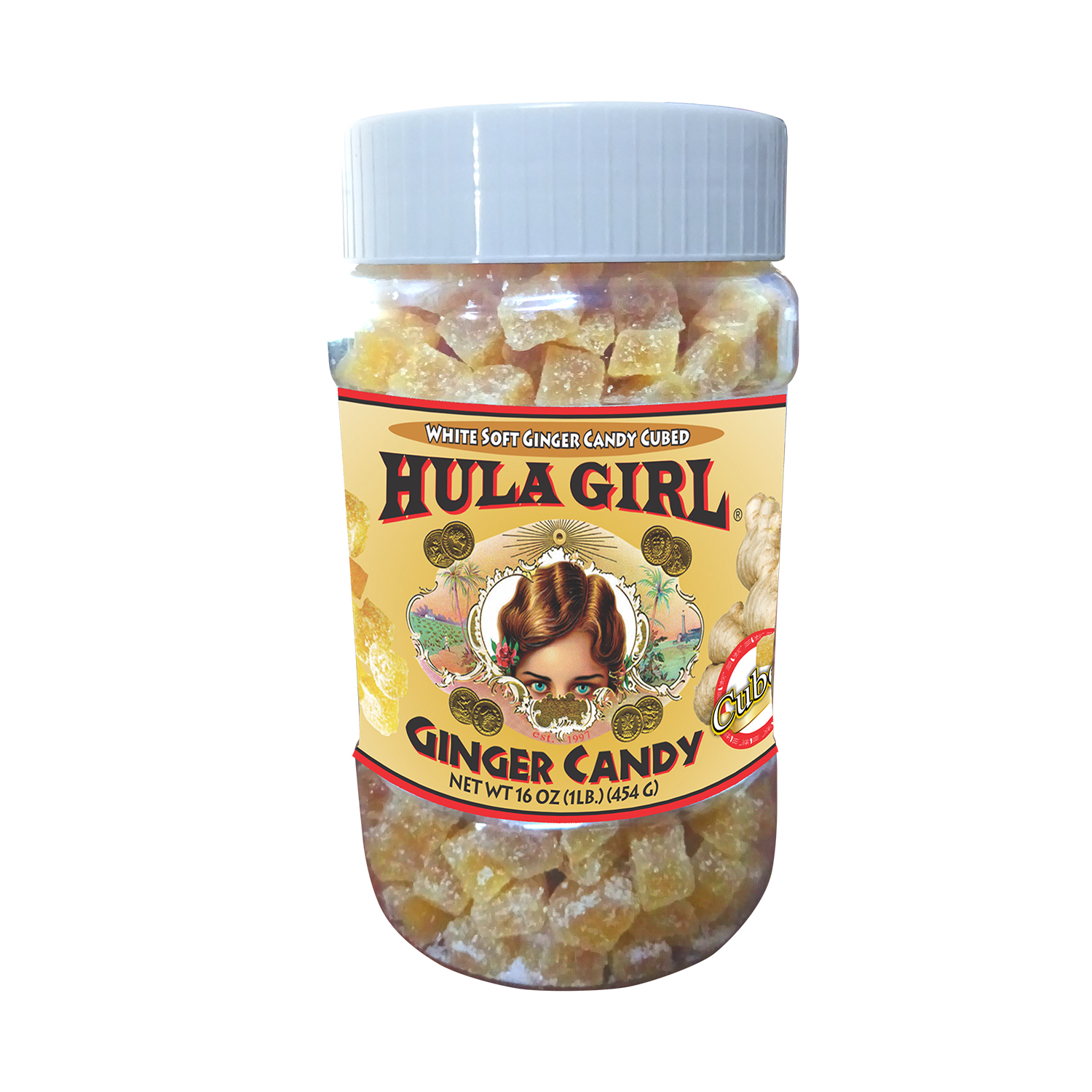 HulaGirl Ginger Candy Cube