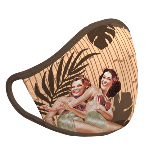 HULA GIRL FACE MASK 