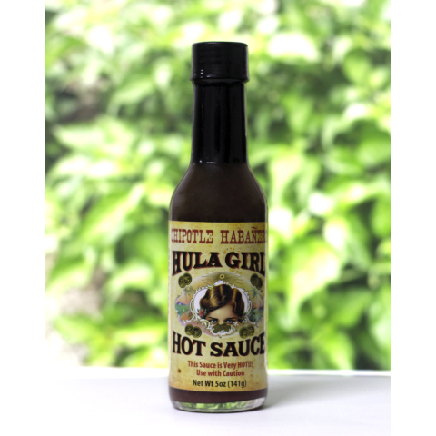 HULA GIRL CHIPOTLE HABAÑERO HOT SAUCE