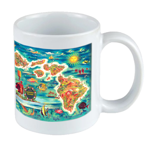 Hula Girl White Mug